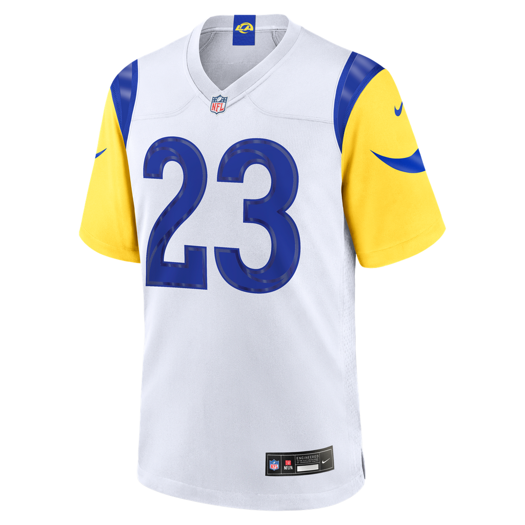 Los Angeles Rams Kyren Williams Nike White White Game Player Jersey product image 2, provided for visual reference and