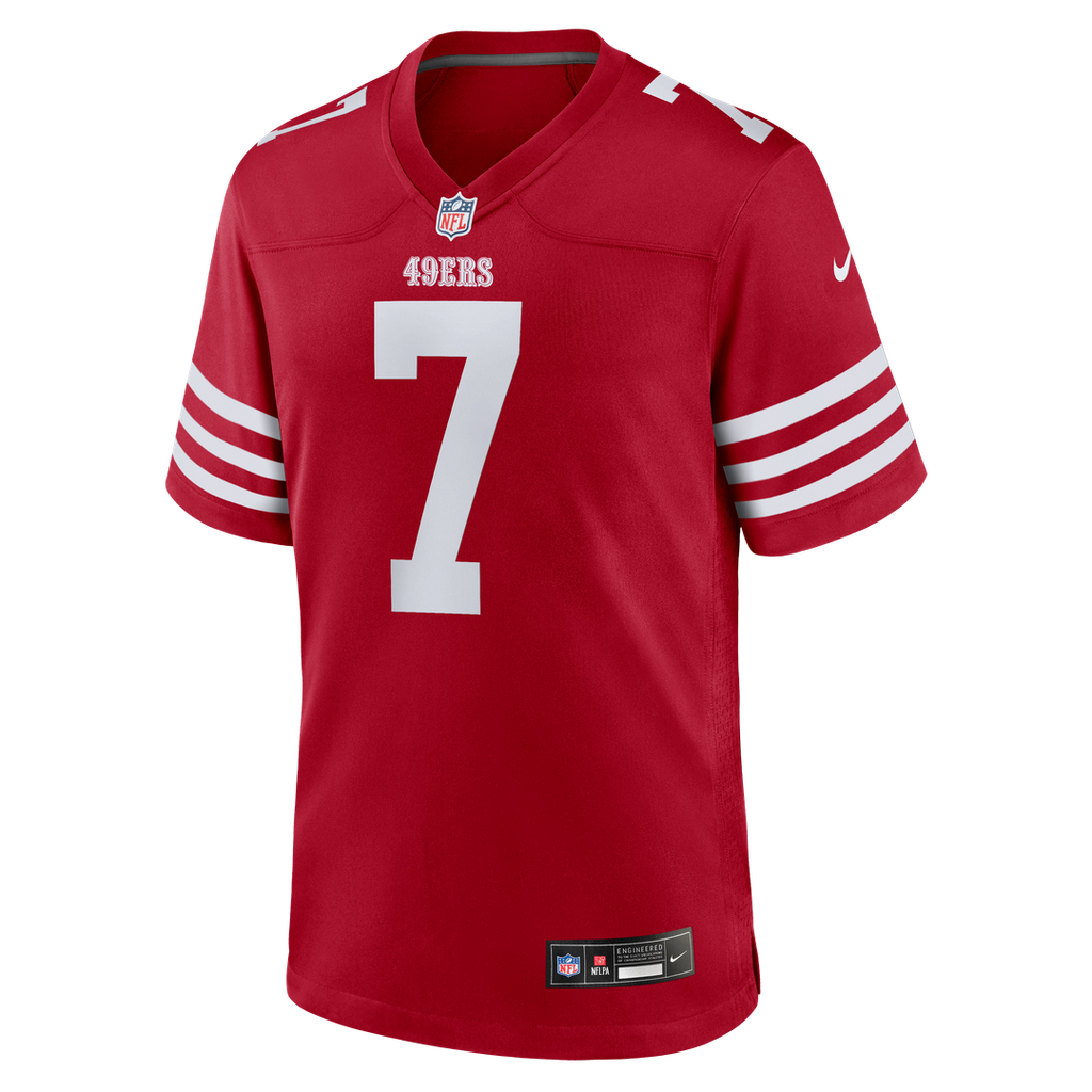 San Francisco 49ers De'Zhaun Stribling Nike Scarlet Game Jersey product image 4, provided for visual reference and product
