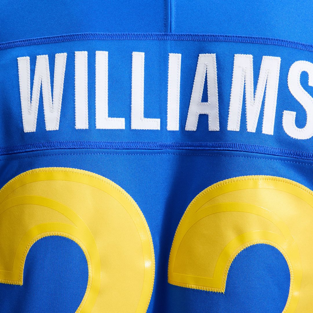 Los Angeles Rams Kyren Williams Nike Classic Sol Vapor F.U.S.E. Stitched Limited Jersey product image 17, provided for