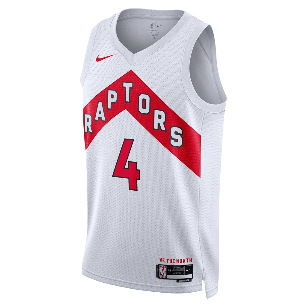 Toronto Raptors Nike Association Edition Swingman Jersey - White - Scottie Barnes - Unisex product image 2, provided for