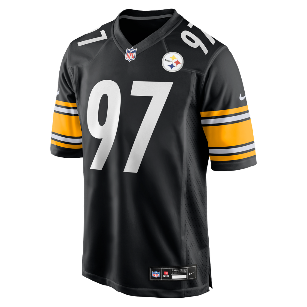 Pittsburgh Steelers Cameron Heyward Nike Black Game Jersey product image 2, provided for visual reference and product detail