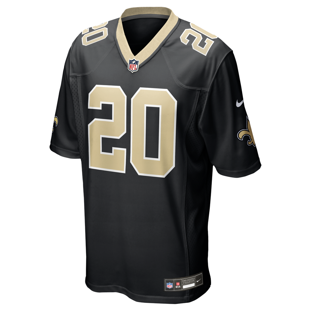 New Orleans Saints Pete Werner Nike Black Game Jersey product image 2, provided for visual reference and product detail