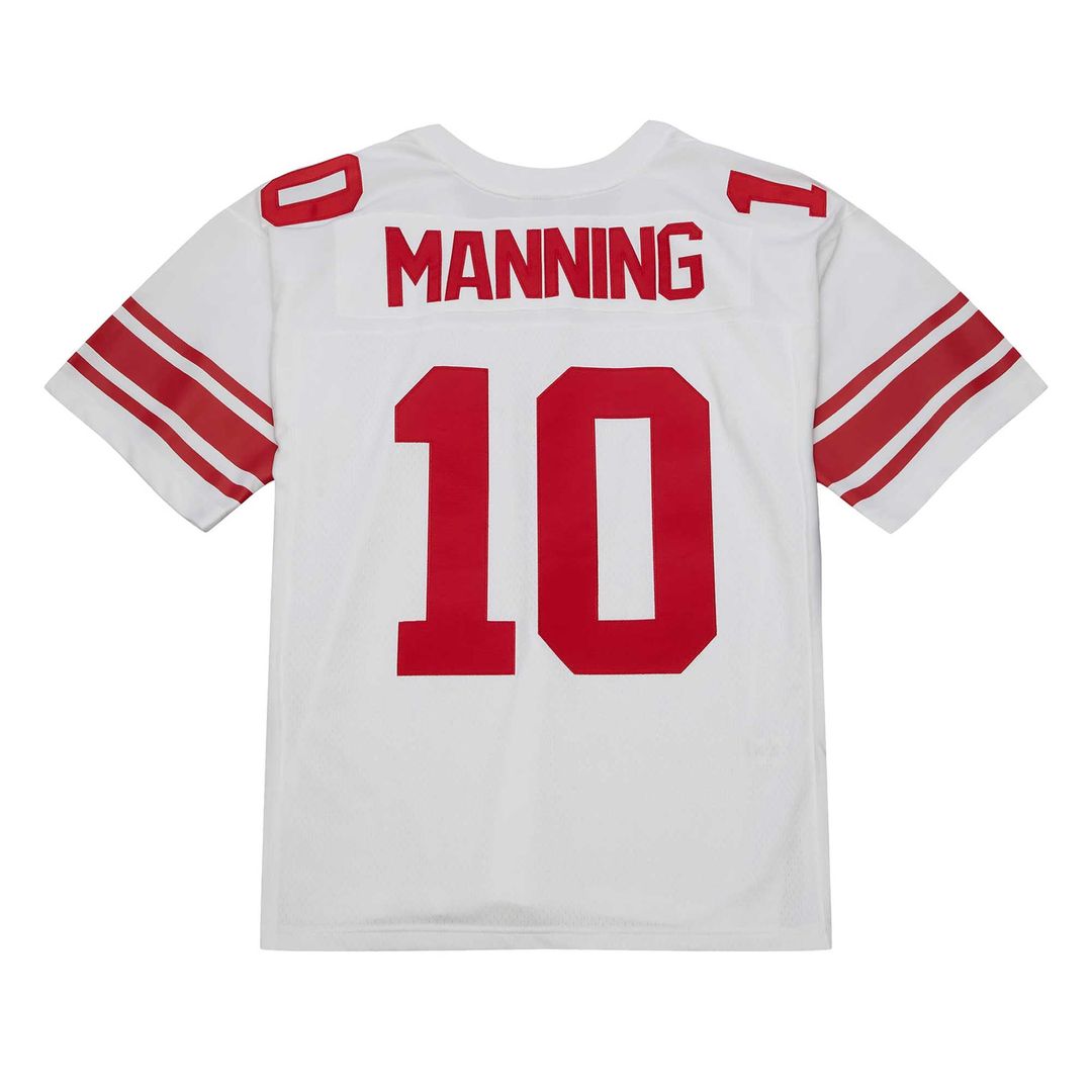 New York Giants Eli Manning Mitchell & Ness White Legacy Replica Jersey product image 3, provided for visual reference and