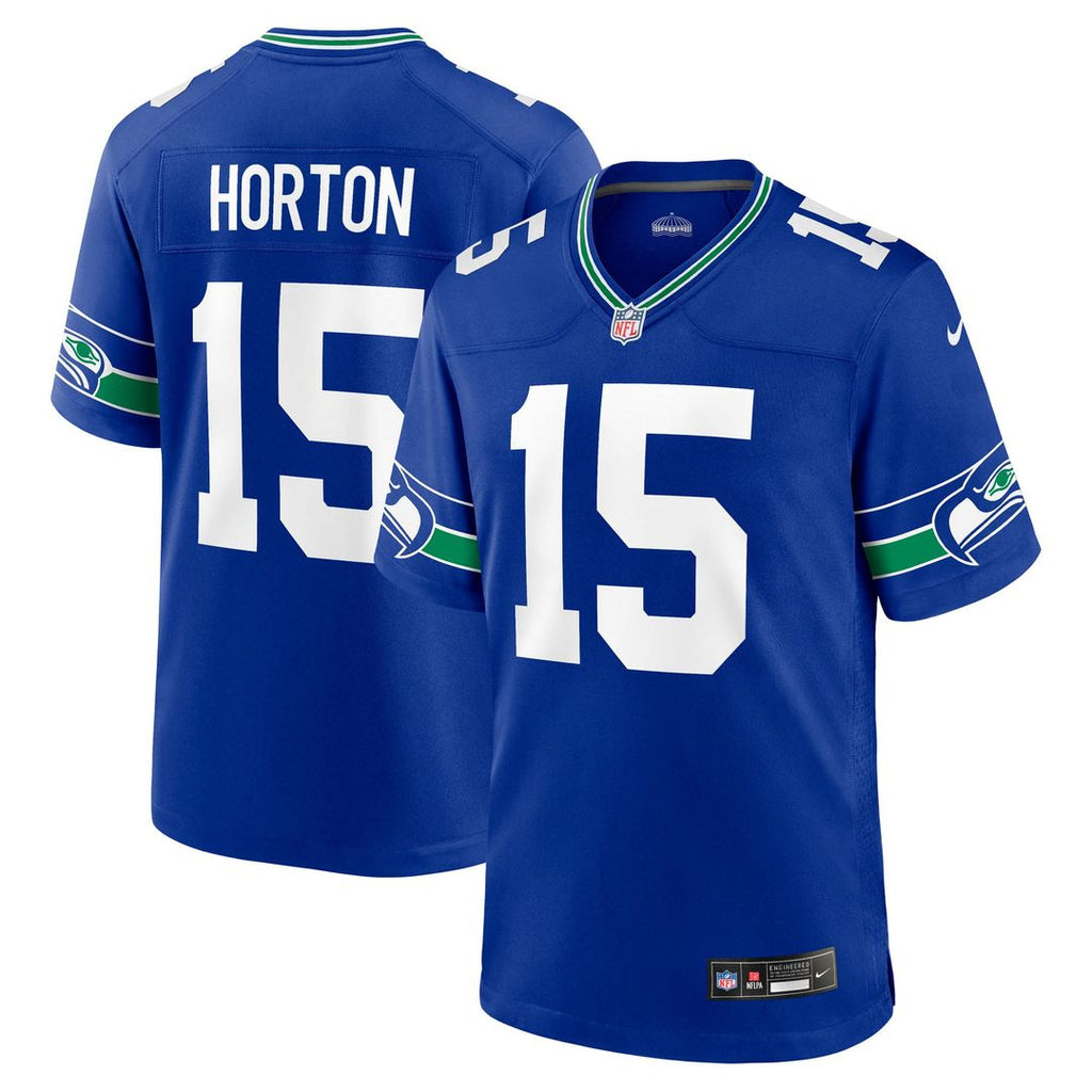 Seattle Seahawks Tory Horton Nike Royal Alternate Game Jersey product image 1, provided for visual reference and product