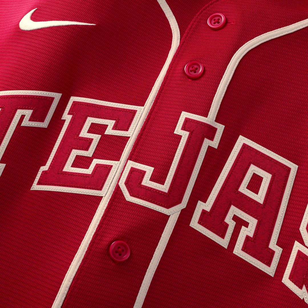 Texas Rangers Corey Seager Nike Red 2026 City Connect Stadium Jersey product image 4, provided for visual reference and