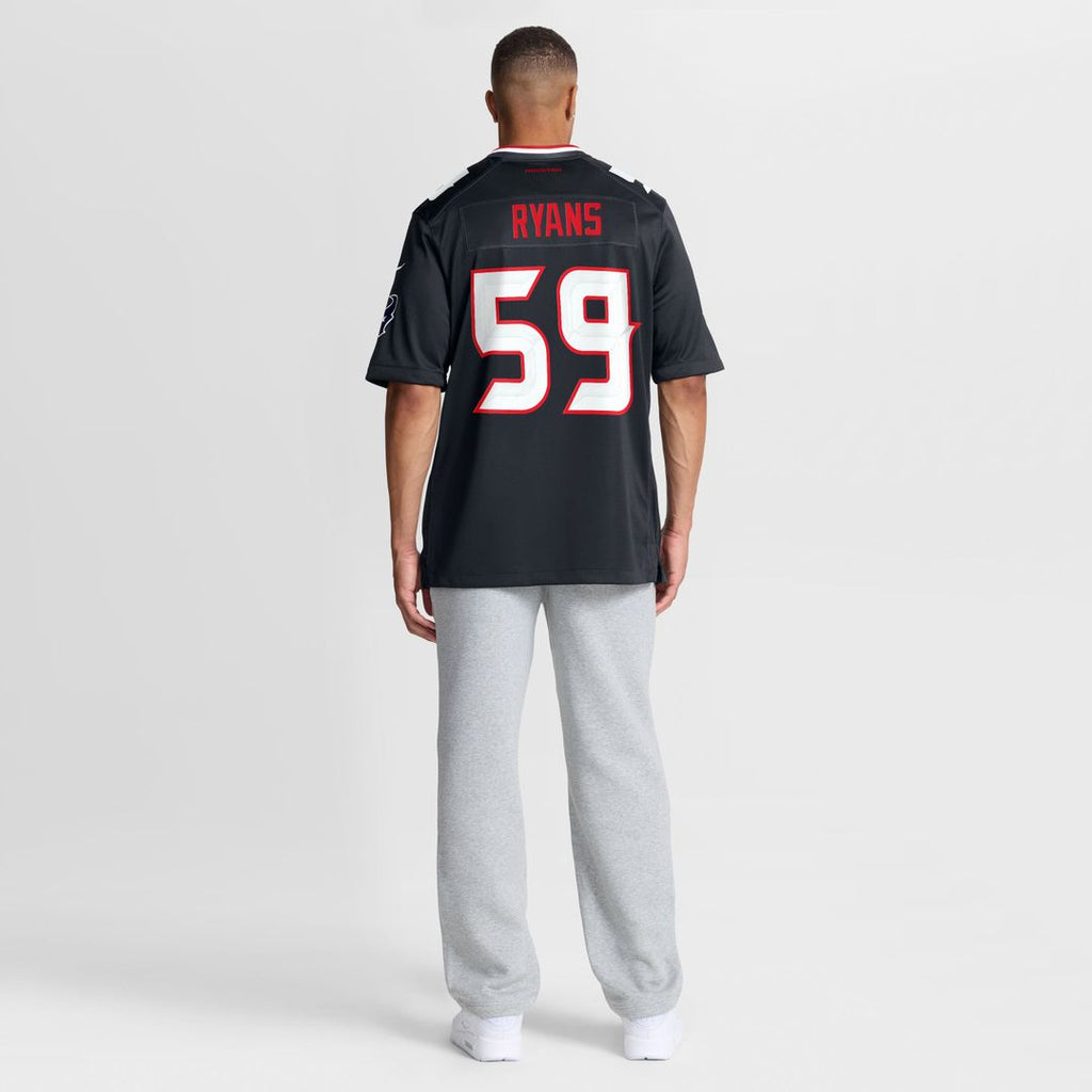 Houston Texans DeMeco Ryans Nike Navy Team Retired Game Jersey product image 5, provided for visual reference and product
