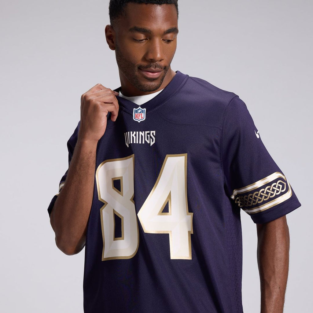 Minnesota Vikings Randy Moss Nike Purple 2026 Rivalries Collection Game Jersey product image 9, provided for visual