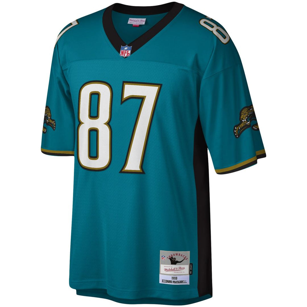Jacksonville Jaguars Keenan McCardell Mitchell & Ness Teal Legacy Replica Jersey product image 2, provided for visual