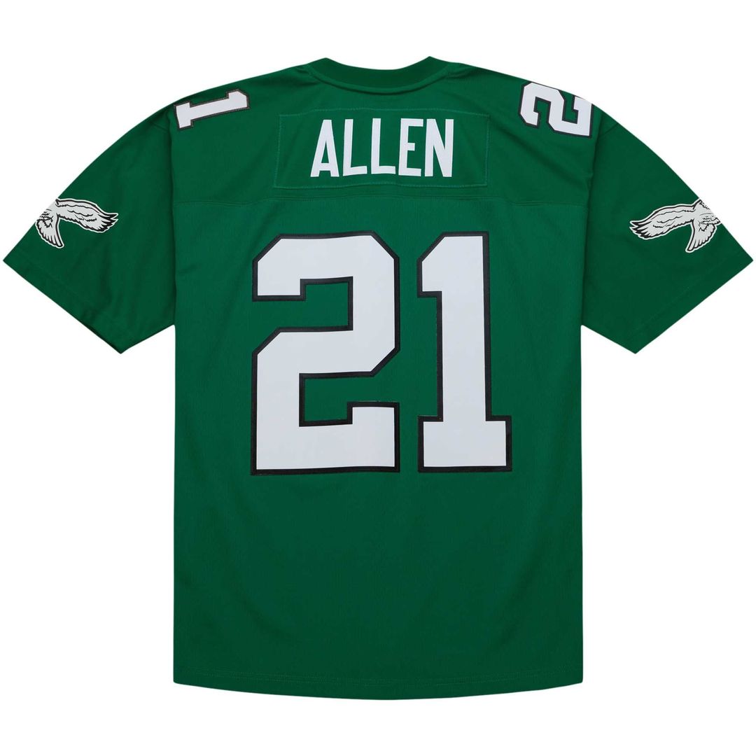 Philadelphia Eagles Eric Allen Mitchell & Ness Kelly Green Legacy Replica Jersey product image 3, provided for visual