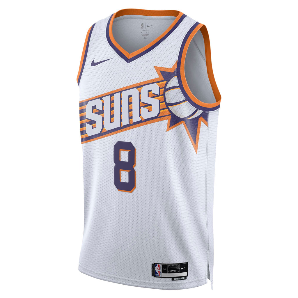 Phoenix Suns Nike Association Edition Swingman Jersey - White - Luke Kennard - Unisex product image 3, provided for visual