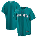 Seattle Mariners Nike Teal Alternate Replica Jersey product image 1, provided for visual reference and product detail review