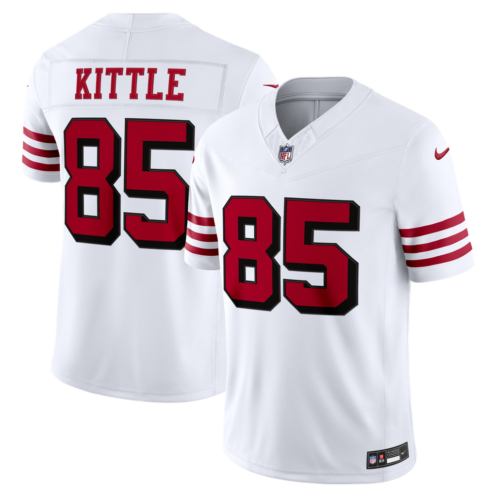 San Francisco 49ers George Kittle Nike Scarlet Team Vapor F.U.S.E. Stitched Limited Jersey product image 7, provided for
