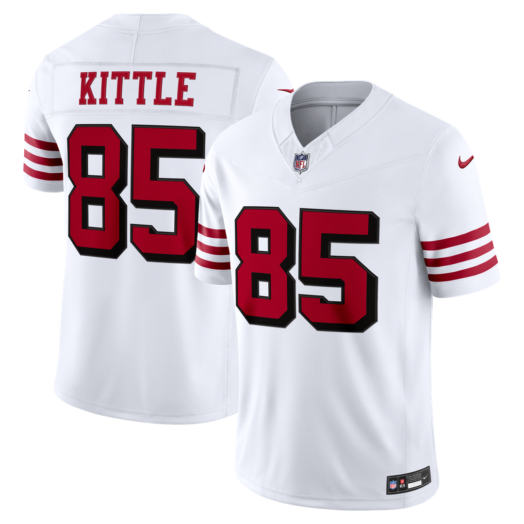 San Francisco 49ers George Kittle Nike Scarlet Team Vapor F.U.S.E. Stitched Limited Jersey product image 7, provided for