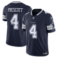 Dallas Cowboys Dak Prescott Nike Navy Team Vapor F.U.S.E. Stitched Limited Jersey product image 1, provided for visual
