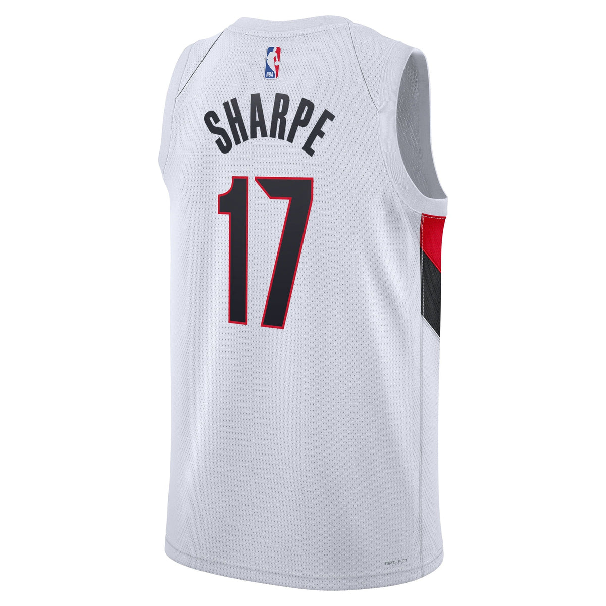 Portland Trail Blazers Nike Replica Association Edition Swingman Jersey - White - Shaedon Sharpe - Unisex product image 4,