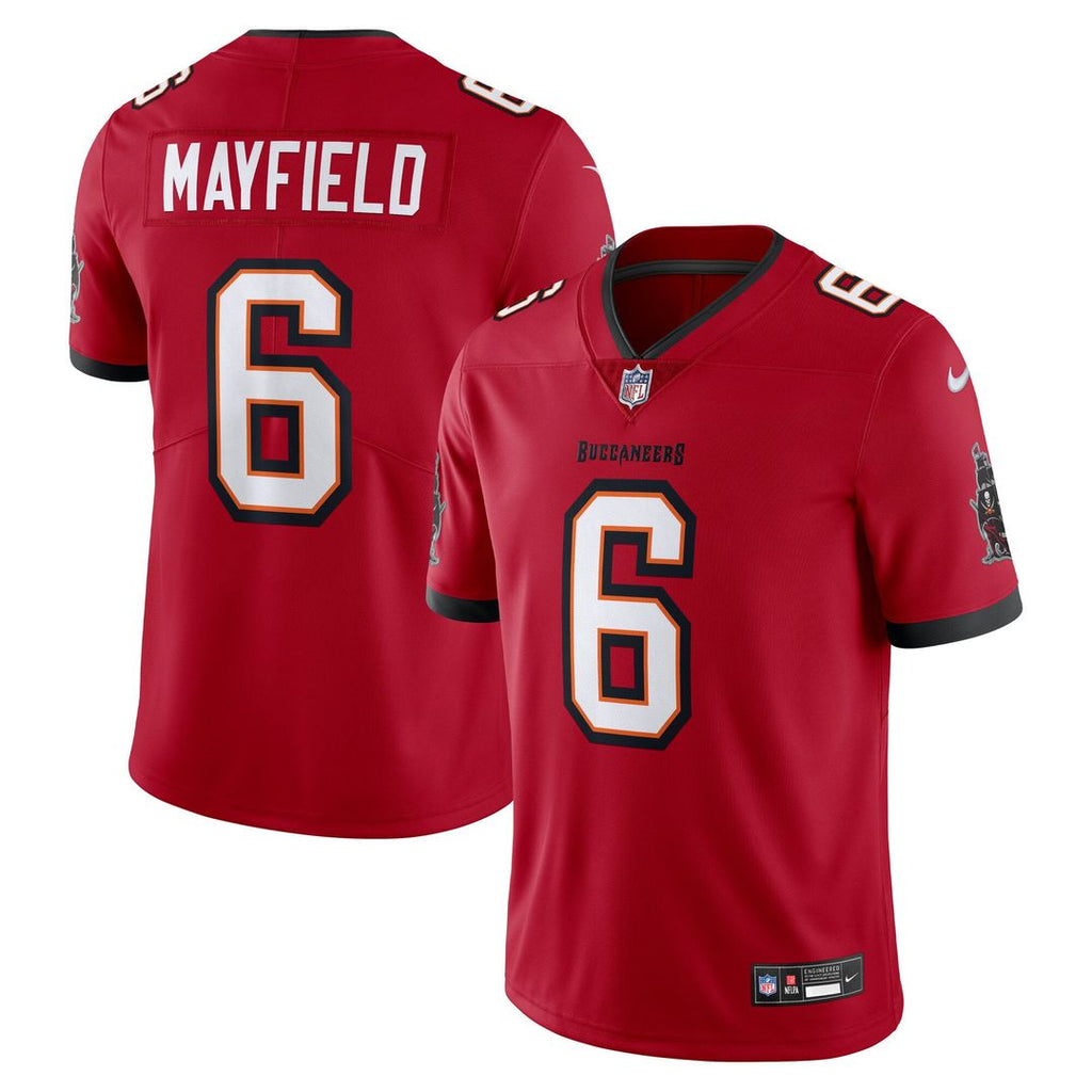 Tampa Bay Buccaneers Baker Mayfield Nike Red Vapor Untouchable Stitched Limited Jersey product image 1, provided for visual