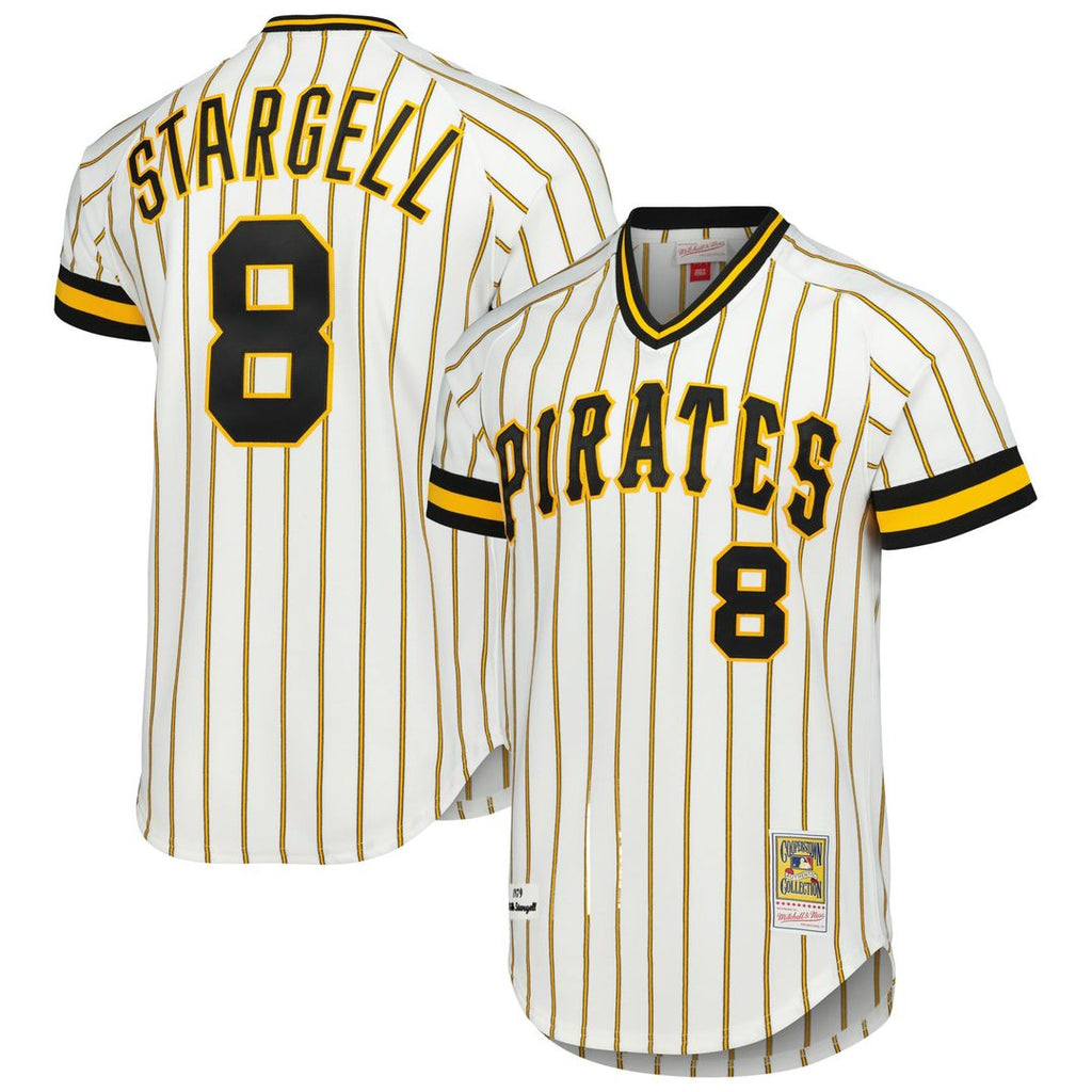 Pittsburgh Pirates Willie Stargell Mitchell & Ness Gold 1979 Throwback Authentic Jersey product image 7, provided for visual