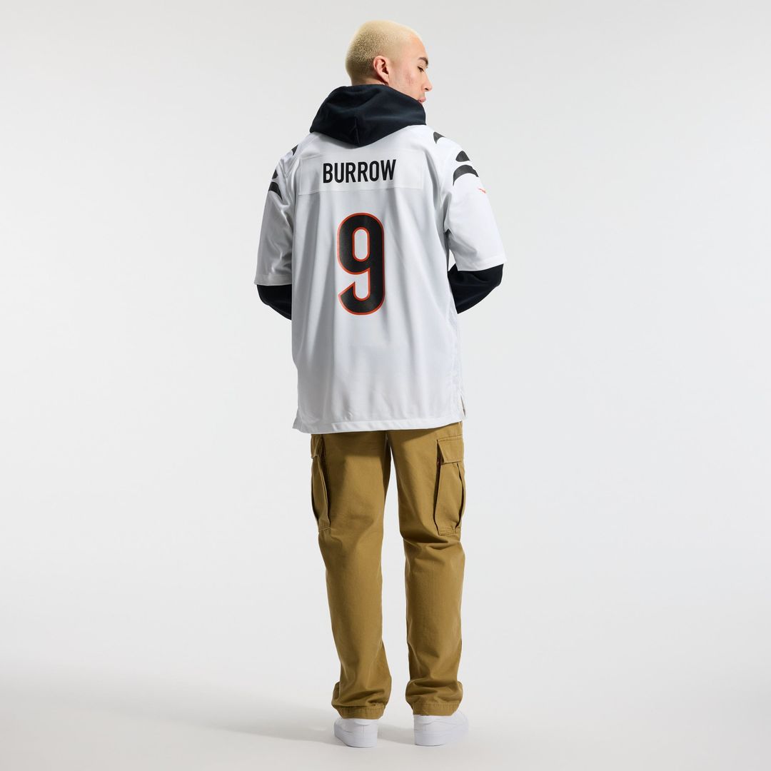 Cincinnati Bengals Joe Burrow Nike Orange Alternate Game Jersey product image 31, provided for visual reference and product