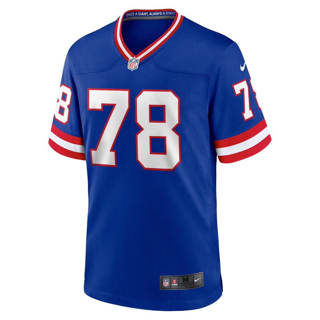 New York Giants Andrew Thomas Nike Royal Alternate Game Jersey product image 2, provided for visual reference and product