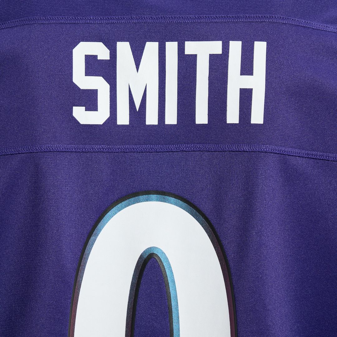 Baltimore Ravens Roquan Smith Nike Purple Team Game Jersey product image 12, provided for visual reference and product