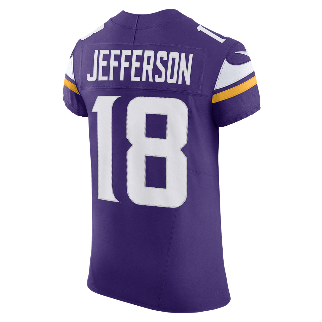 Minnesota Vikings Justin Jefferson Nike Purple Team Vapor F.U.S.E. Elite Jersey product image 7, provided for visual