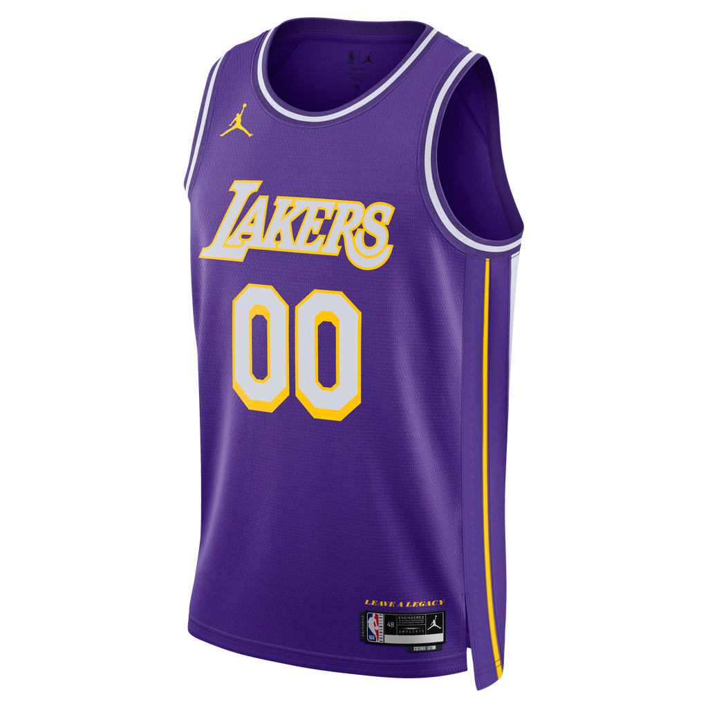 Los Angeles Lakers Jordan Statement Jersey - Custom - Unisex product image 2, provided for visual reference and product