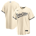 Minnesota Twins Nike Cream Alternate Replica Jersey product image 1, provided for visual reference and product detail review