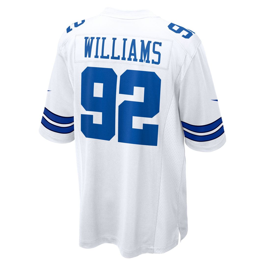 Dallas Cowboys Quinnen Williams Nike White Game Jersey product image 3, provided for visual reference and product detail
