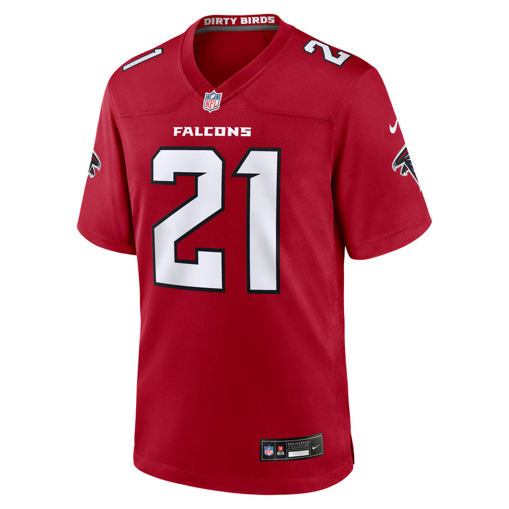 Atlanta Falcons Deion Sanders Nike Red Retired Player Game Jersey product image 5, provided for visual reference and product