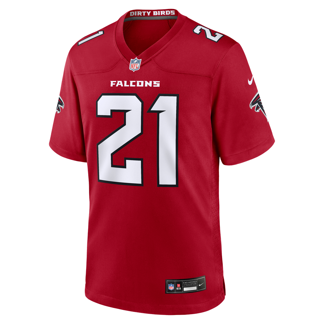 Atlanta Falcons Deion Sanders Nike Red Retired Player Game Jersey product image 5, provided for visual reference and product