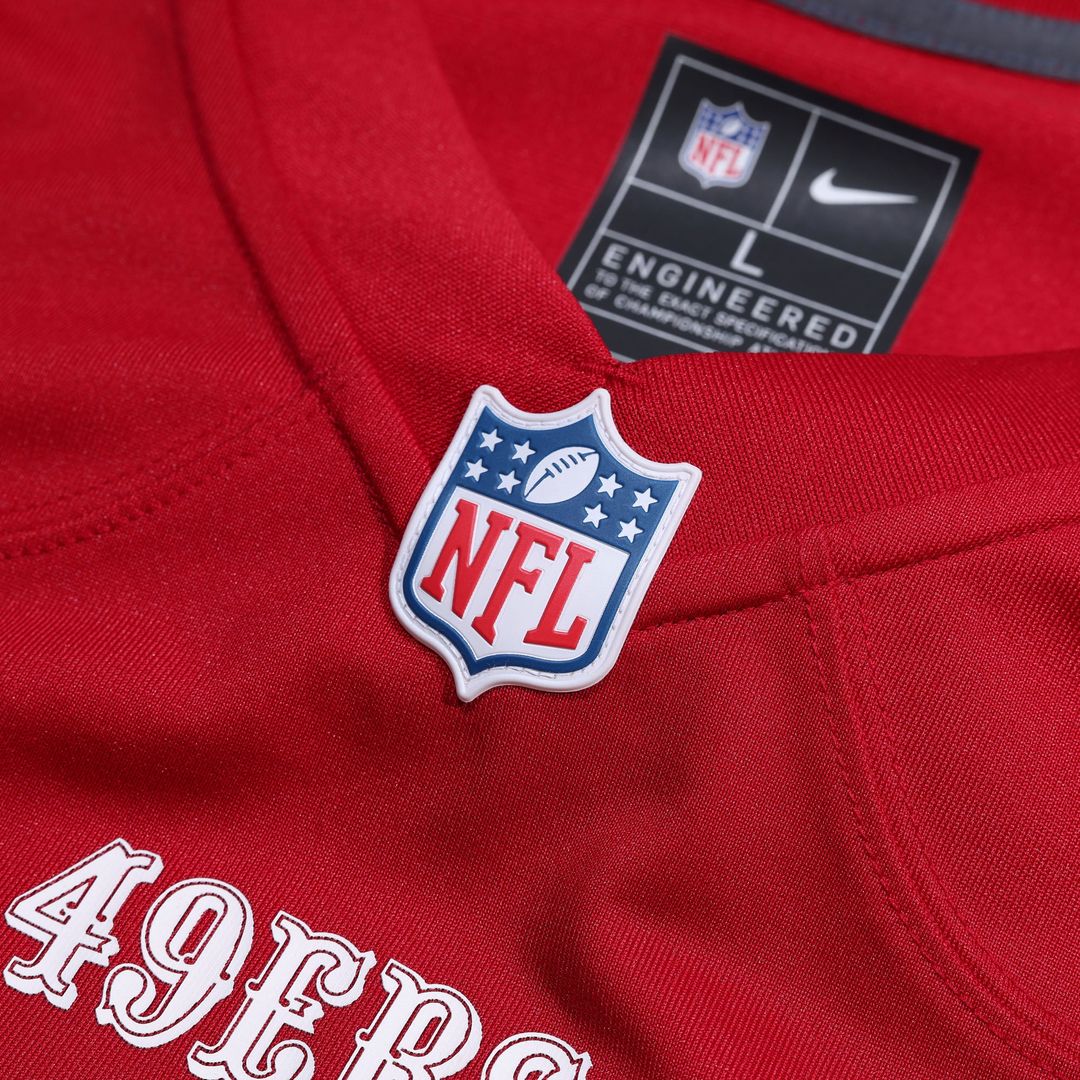 San Francisco 49ers Deebo Samuel Sr Nike Scarlet Team Game Jersey product image 6, provided for visual reference and product