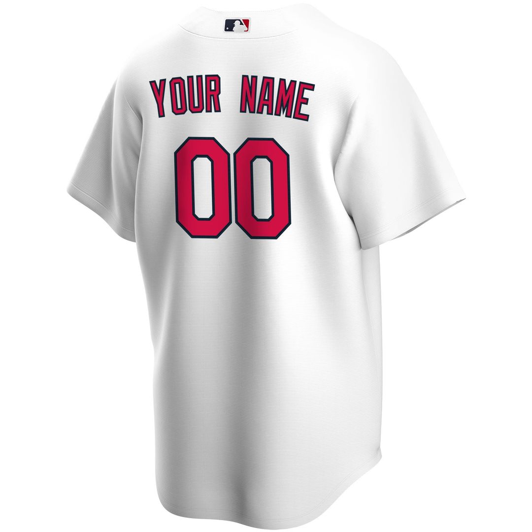 St. Louis Cardinals Nike White Home Replica Custom Jersey product image 3, provided for visual reference and product detail