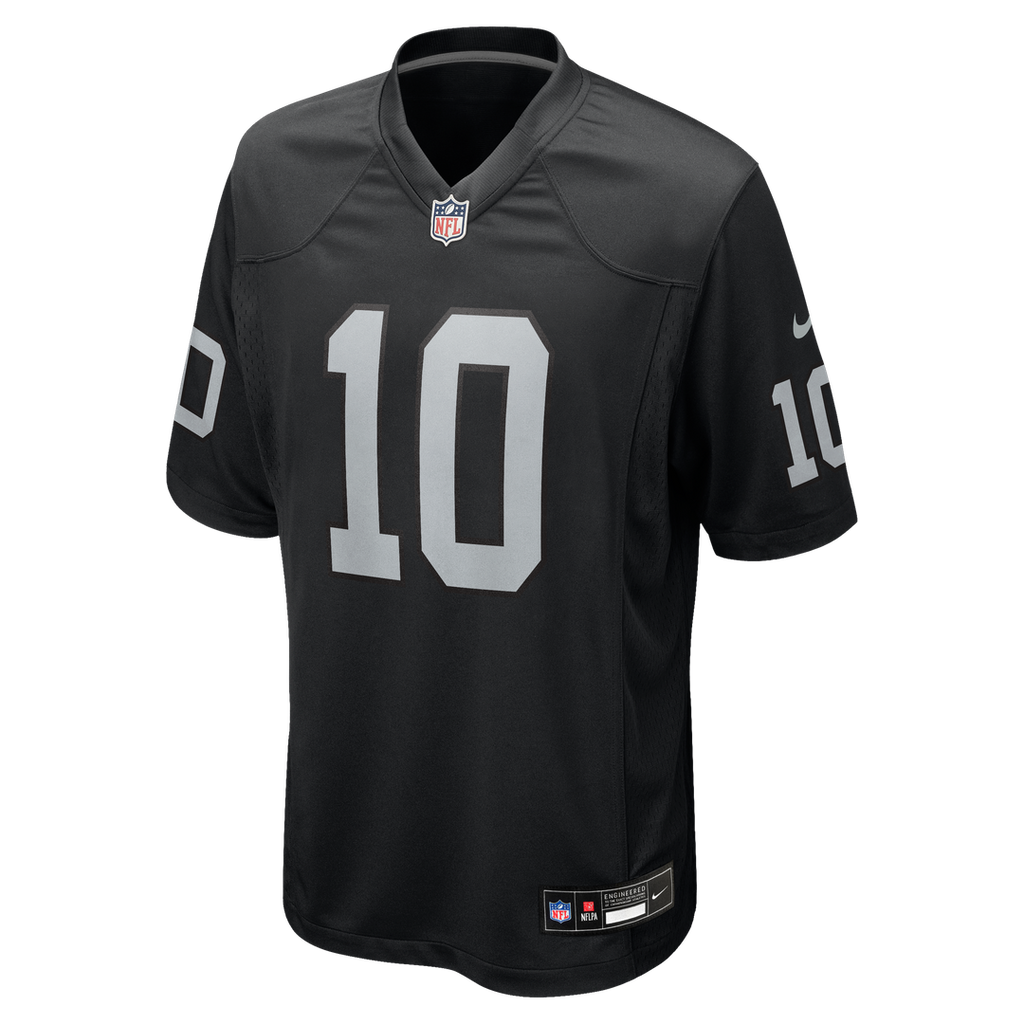 Las Vegas Raiders Dont'e Thornton Jr. Nike Black Team Game Jersey product image 2, provided for visual reference and product