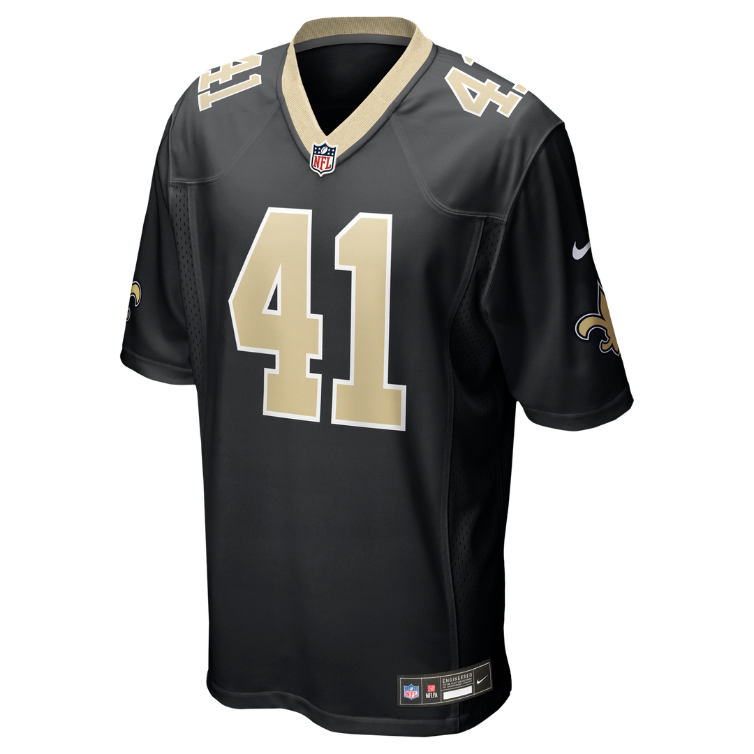 New Orleans Saints Alvin Kamara Nike Black Game Jersey product image 10, provided for visual reference and product detail