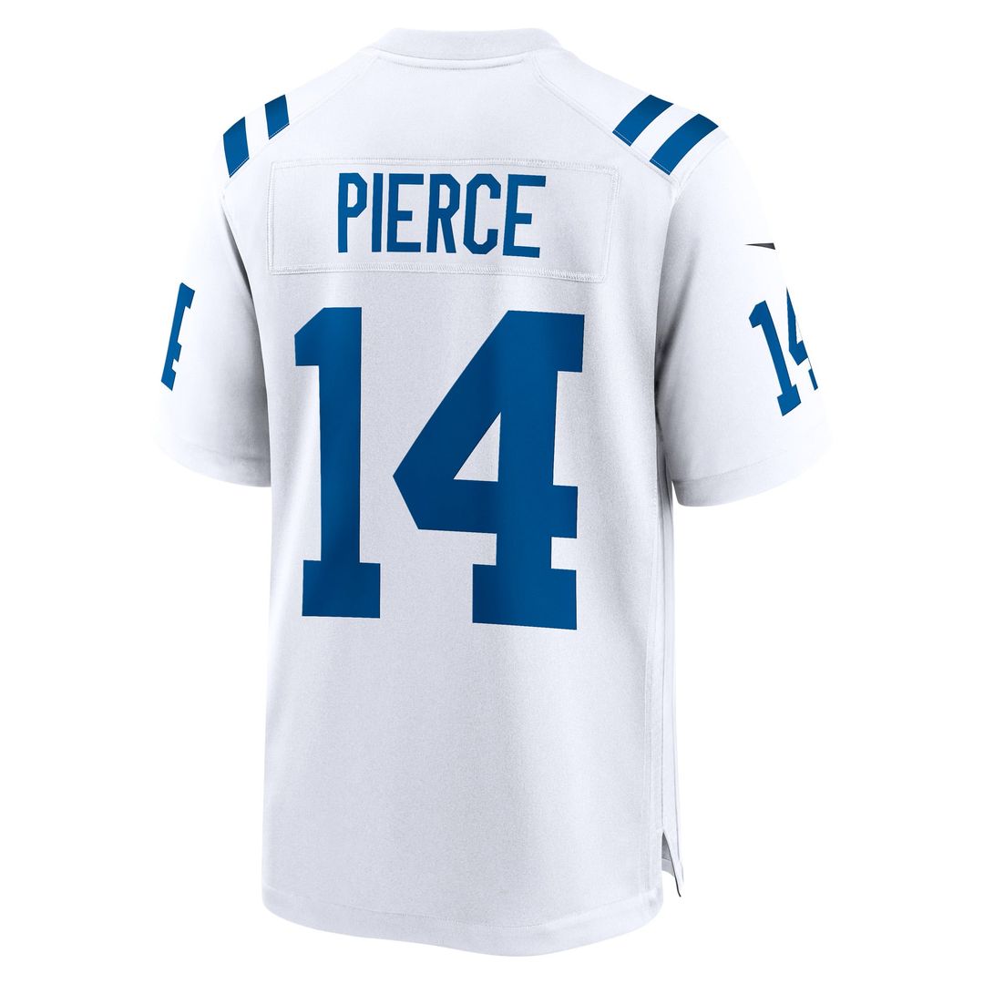 Indianapolis Colts Alec Pierce Nike White Away Game Player Jersey product image 3, provided for visual reference and product