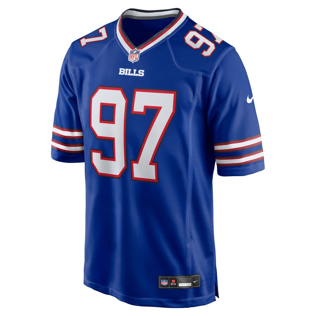 Buffalo Bills Greg Gaines Nike Royal Team Game Jersey product image 4, provided for visual reference and product detail