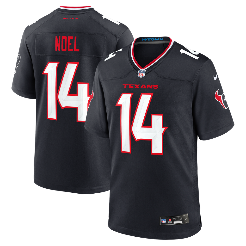 Houston Texans Jaylin Noel Nike Navy Team Game Jersey product image 1, provided for visual reference and product detail