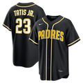 San Diego Padres Fernando Tatis Jr. Nike Fashion Replica Black Out Jersey product image 1, provided for visual reference and
