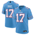 Tennessee Titans Chimere Dike Nike Light Blue Team Game Jersey product image 1, provided for visual reference and product