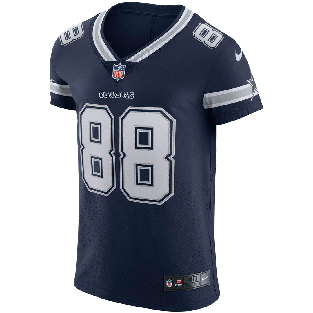 Dallas Cowboys CeeDee Lamb Nike Navy Vapor Elite Jersey product image 2, provided for visual reference and product detail