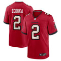 Tampa Bay Buccaneers Emeka Egbuka Nike Red Team Game Jersey product image 1, provided for visual reference and product