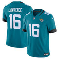 Jacksonville Jaguars Trevor Lawrence Nike Teal Vapor F.U.S.E. Limited Jersey product image 1, provided for visual reference