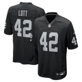 Las Vegas Raiders Ronnie Lott Nike Black Game Retired Player Jersey product image 1, provided for visual reference and