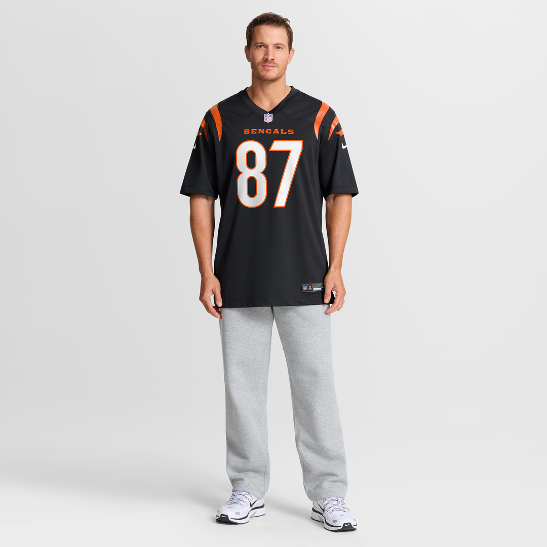 Cincinnati Bengals Tanner Hudson Nike Black Home Game Player Jersey product image 7, provided for visual reference and