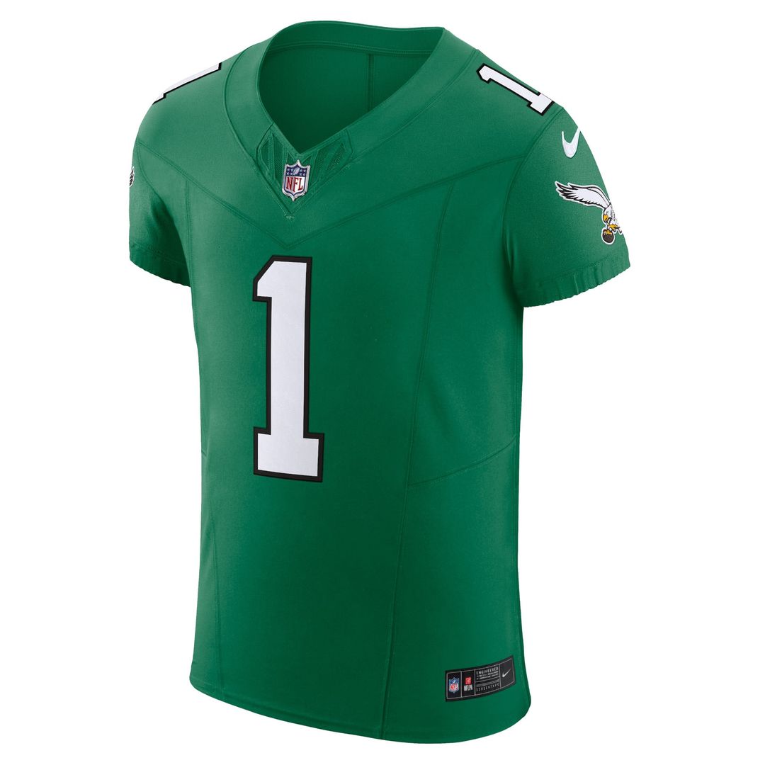 Philadelphia Eagles Jalen Hurts Nike Kelly Green Alternate Vapor F.U.S.E. Elite Jersey product image 20, provided for visual