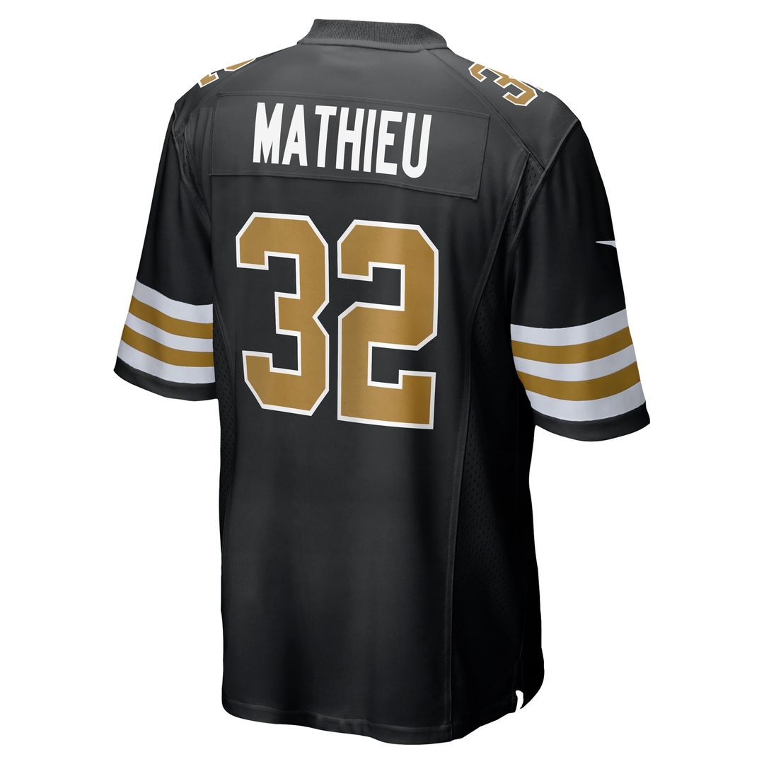 New Orleans Saints Tyrann Mathieu Nike White Alternate Game Jersey product image 9, provided for visual reference and