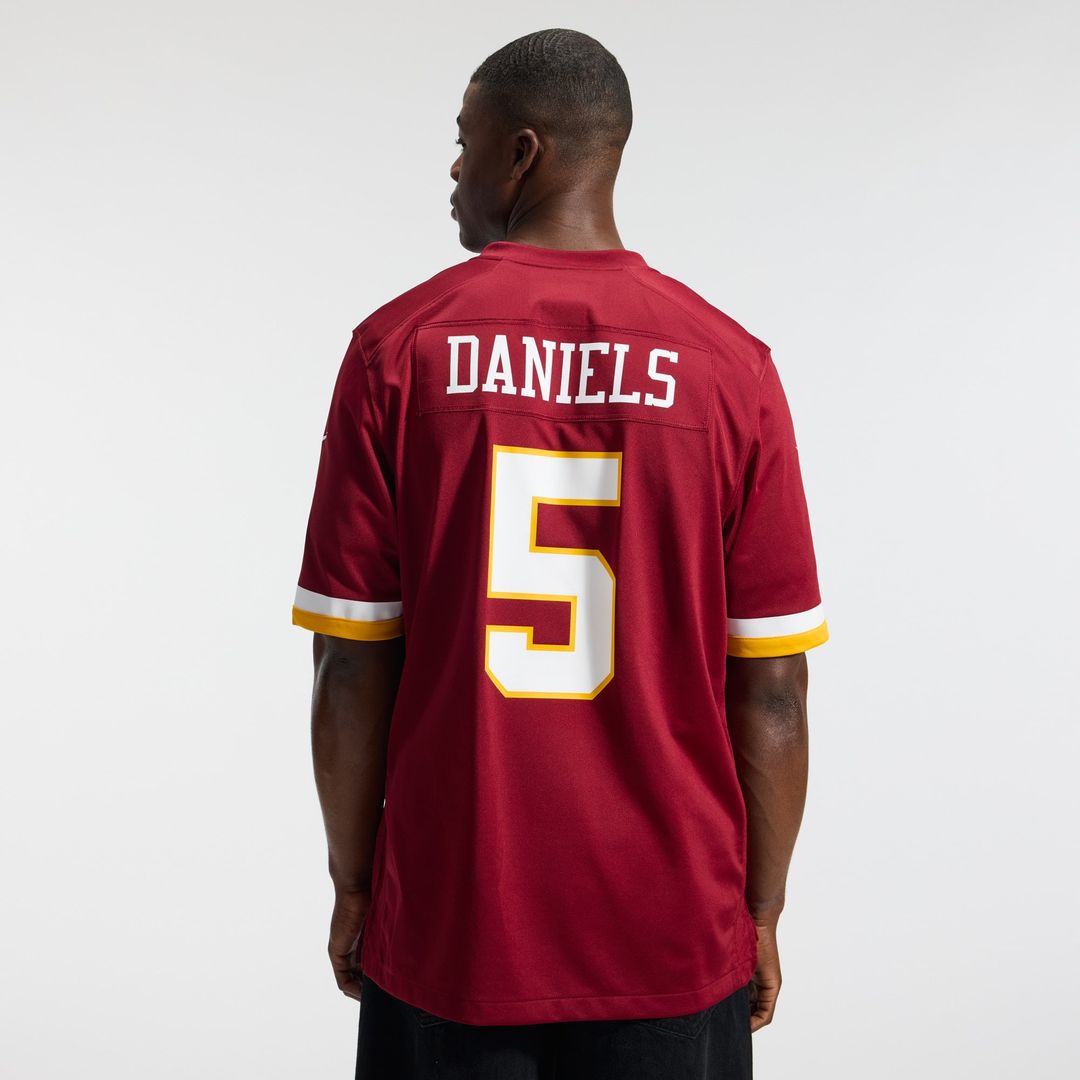 Washington Commanders Jayden Daniels Nike Burgundy Game Jersey product image 17, provided for visual reference and product