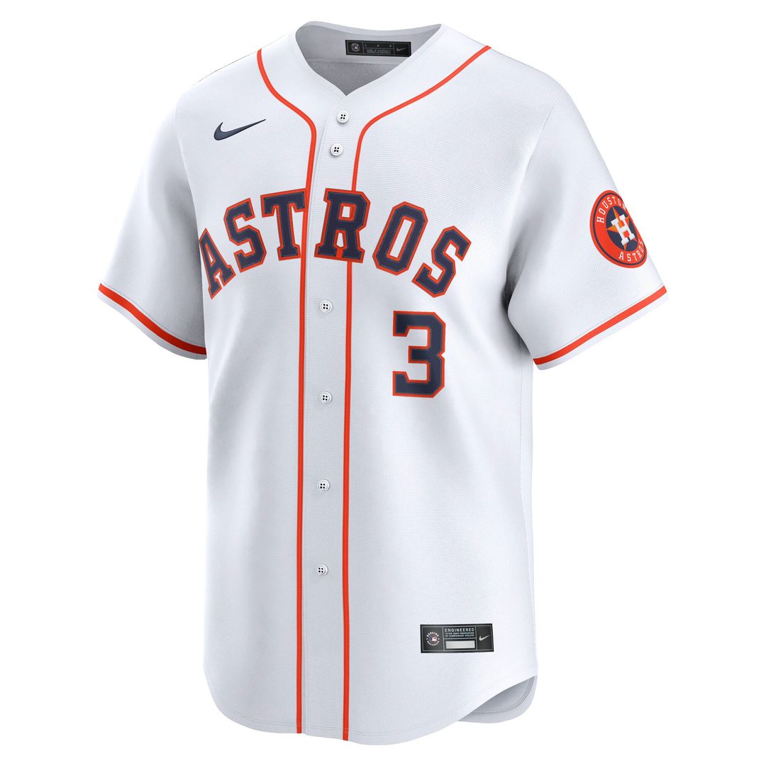 Houston Astros Jeremy Peña Nike White Home Limited Player Jersey product image 2, provided for visual reference and product