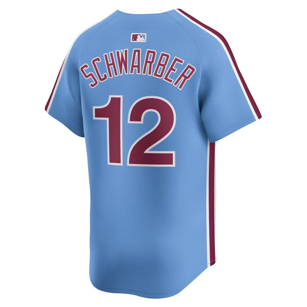 Philadelphia Phillies Kyle Schwarber Nike White Home Limited Player Jersey product image 9, provided for visual reference