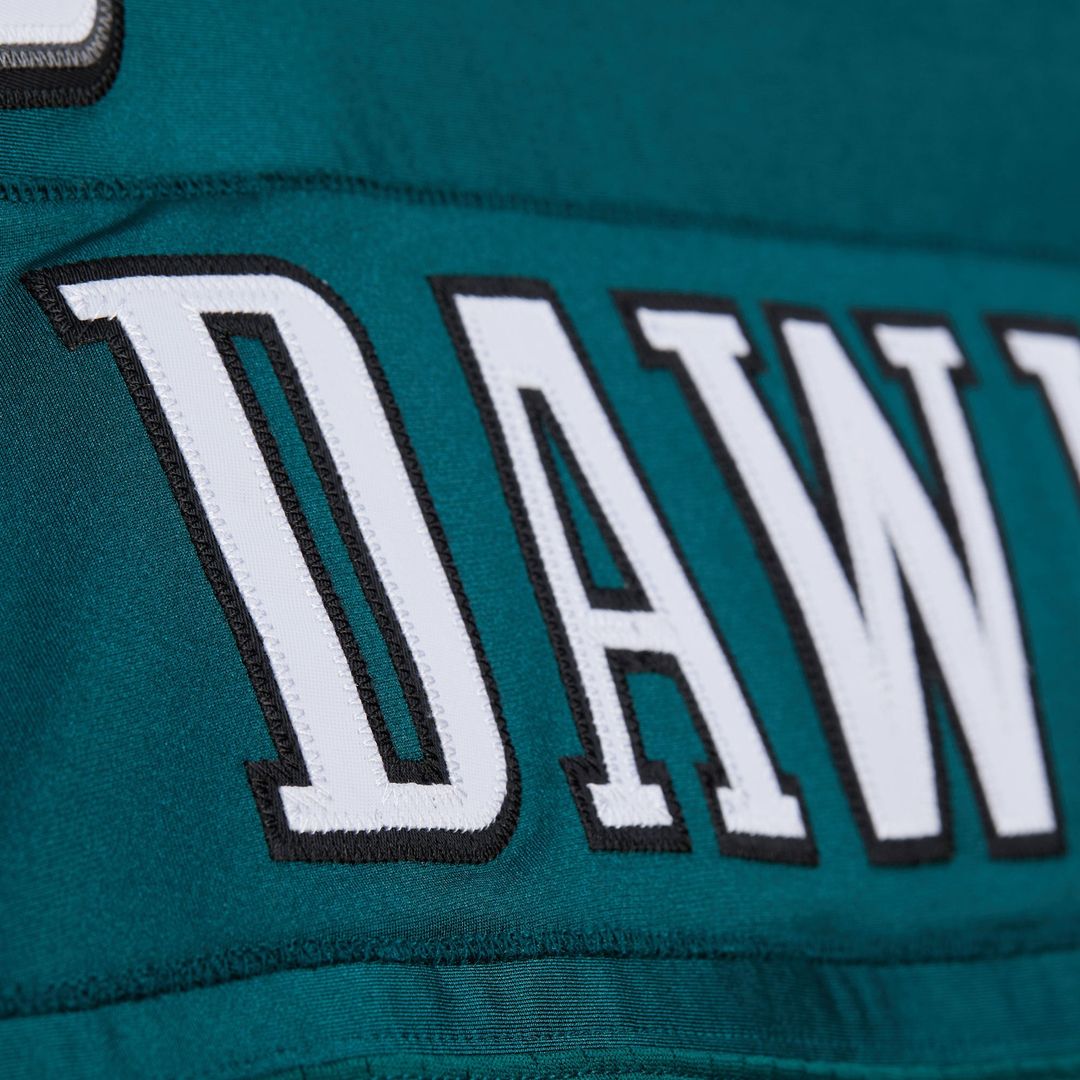 Philadelphia Eagles 1996 Brian Dawkins Mitchell & Ness White Authentic Throwback Retired Player Jersey product image 18,